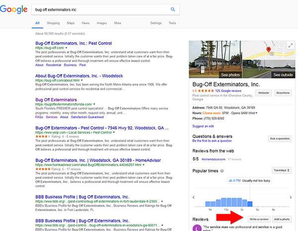 Leave Us a Review on Google